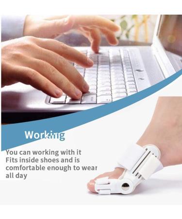 Big Toe Bunion Relief Pads with PE Bracket - 1 Pair/Set for Men & Women | Toe Separator, Corrector, and Pain Relief - Buy Online on GoSupps.com
