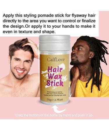 Calflower Hair Wax Stick Style Pan Hair Sorting Fragmented Hair Help for Men and Women - Buy Online on GoSupps.com