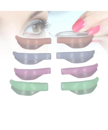 Silicone Lash Rods - 8 Pairs Reusable Eyelash Perming Curlers Eco-Friendly Makeup Tools 4 Sizes No Glue Required Washable Beauty Pads for Individuals - Buy Online on GoSupps.com