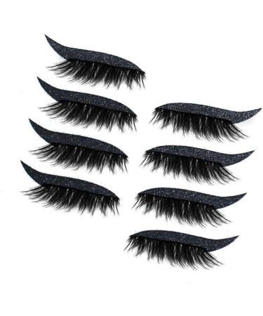 Generic 4 Pairs Eyeliner Decal Eyelash Sticker Long-Lasting Multipurpose Makeup Tool Type 4 - Buy Online on GoSupps.com