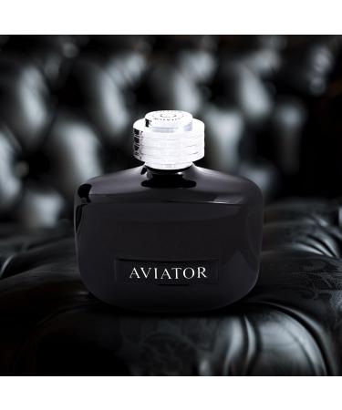 Aviator Black Leather 80% 3.3Fl.OZ EDT For Men - Buy Online on GoSupps.com