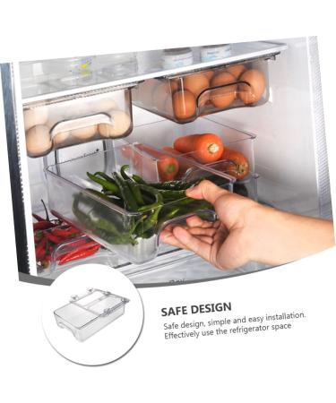 GLEAVI 1pc Box Suction Cup Storage Refrigerator Organizer re-usable White 23.5x17cm - Buy Online on GoSupps.com