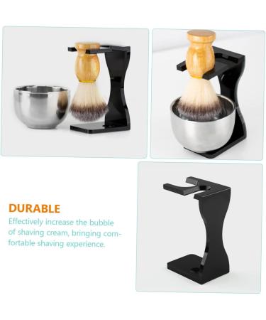 FOMIYES 1 Set Shaving Kit - Shaving Brush Cream Bowl & Duster for Men | Premium Beard Care & Grooming Essentials - Shop Internationally - Buy Online on GoSupps.com