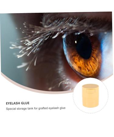 Balacoo Eyelash Glue Jar - Portable Lash Extension Tool Sealed Hard Plastic Makeup Container - 8.5x7cm - Perfect for Eyelash Extensions - Buy Online on GoSupps.com