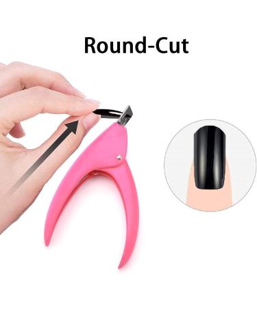 JeoPoom Professional Nail Clipper Acrylic Tips Cutter Manicure Pedicure Trimmer (Pink) - Buy Online on GoSupps.com