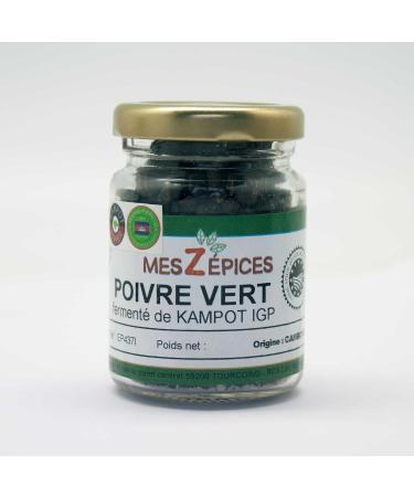 Poivre vert ferment de Kampot IGP - Verrine 80 g 80 g (Lot de 1)