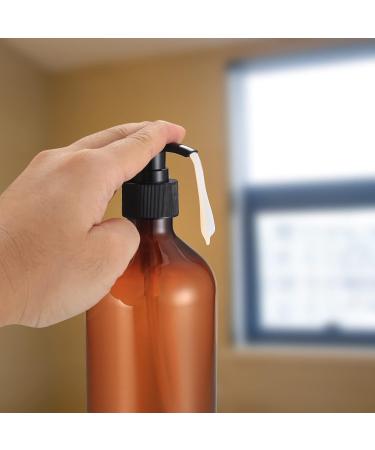 2 Pack 500ml Shampoo Bottles - Refillable Pumping Bottles for Shower Gel & Lotion with Funnels & Labels - Ideal for Home & Travel - Buy Online on GoSupps.com