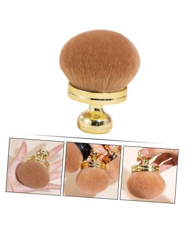 MERRYHAPY Fluffy Soft Makeup Brush Set | Blush Brushes for Cheeks | Bulk Beauty Tools | Perfect for Travel & Setting Powder | Golden Design 8.5x7cm - Buy Online on GoSupps.com