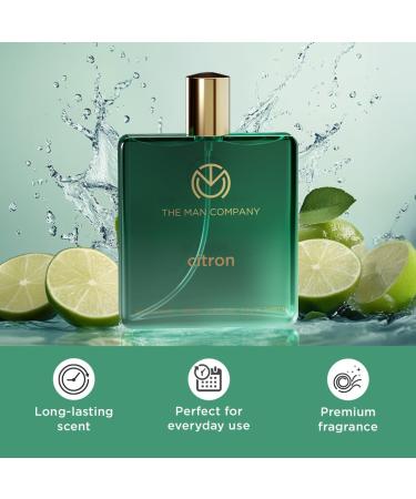 The Man Company Citron Perfume for Men - 100ml | Premium Long-Lasting Fragrance Eau De Parfum | Gift For Him - Buy Online on GoSupps.com