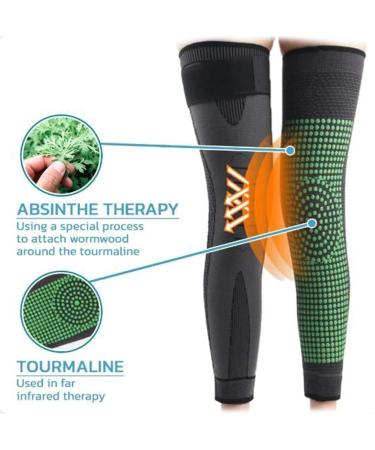 YIFONJ Tourmaline Self-Heating Knee Sleeve & Shaping Socks Set - X-Large - Buy Online on GoSupps.com