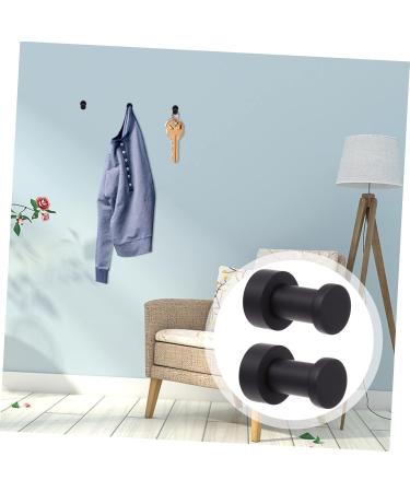 STOBAZA Clothes Rack 6 Pcs Bathroom Towel Hook Multi Purpose Hanger Kitchen Towel Brass Wall Hooks Key Hook Bath Towel 3X1.8X1.8CMx3pcs Blackx3pcs - Buy Online on GoSupps.com