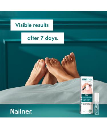 Nailner 2-in-1 Fungal Nail Treatment Brush - 5 ml for Healthy, Bright Nails - Buy Online on GoSupps.com