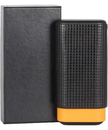 Travel Cigar Humidor Portable Cigar Case Leather Cigar Case Cigar Storage Box for Travel Business Packed with Nice Gift Box - Buy Online on GoSupps.com