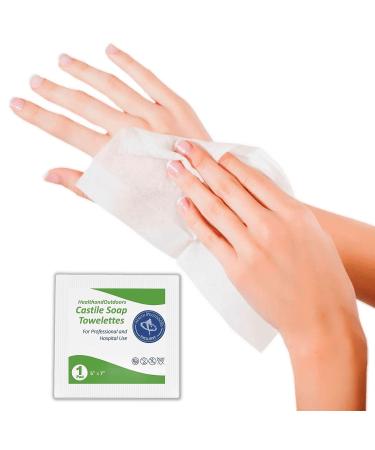 HAO Castile Soap Cleansing Towelettes 125 Count - Refreshing Scented Wipes - Buy Online on GoSupps.com