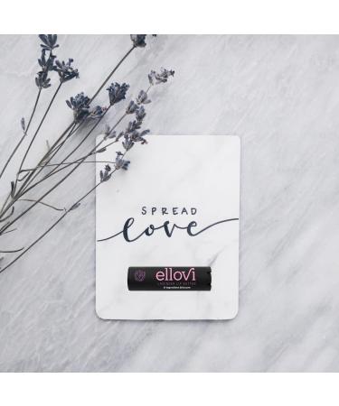 Ellovi Natural Lip Butter Lip Balm - Lavender - Pure Enough to Eat - Made With Just 6 Vegan Ingredients - Moisturizing Lip Care for All Day Hydration (4-Pack) - Buy Online on GoSupps.com