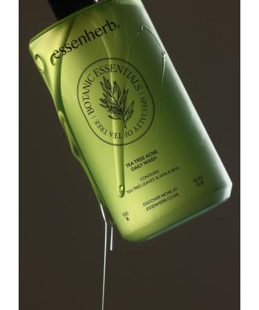 Tea Tree Acne Daily Wash | AHA & BHA Exfoliating Body Wash | Moisturizing & Soothing Korean Skincare (500ml - Buy Online on GoSupps.com