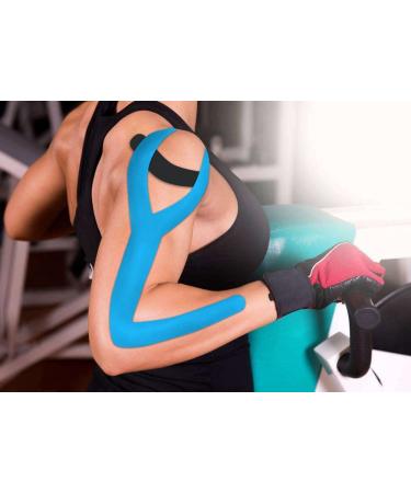 Kinesiology Tape 1/2 /5 Rolls Sports Athletic Mucle Wrist Knee Ankle Elastic Waterproof Breathable 2 Inch x 16 Feet Beige 1 Roll 1 Count (Pack of 1) Beige - Buy Online on GoSupps.com