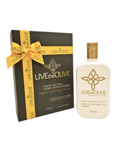 BAETURIA LIVEtheOLIVE extra virgin olive oil chamomile cace a gift box 750 ml