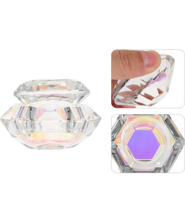Housoutil Nail Art Crystal Cup Nail Art Liquid Cup Nail Art Tools Dappen Dishes Container with Lid Dappen Dish with Lid Nail Liquid Bowl Clear Container with Ring White Crystal Acrylic Glass - Buy Online on GoSupps.com