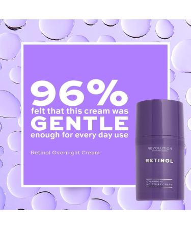 Revolution Skincare London Retinol Overnight Face Cream - 50ml, Vegan & Cruelty-Free - Buy Online on GoSupps.com