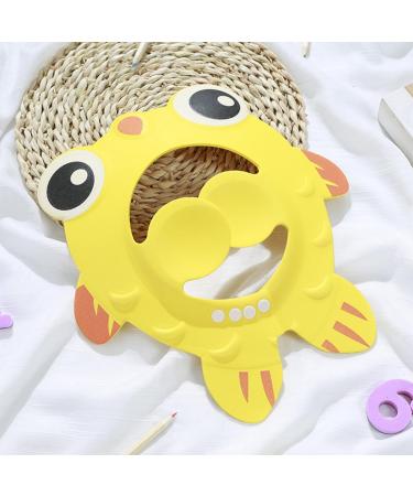Shop Cute Cartoon Baby Shower Hood - Adjustable Hair Washing Protection Visor for Kids | Ideal Shampoo Shield for Eyes & Ears - Buy Online on GoSupps.com