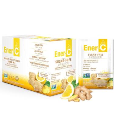 Conquitlam BC V36C2 EnerVitamin C Lemon Ginger 2 x 30 PacketsSachets Pack of 2 - Buy Online on GoSupps.com