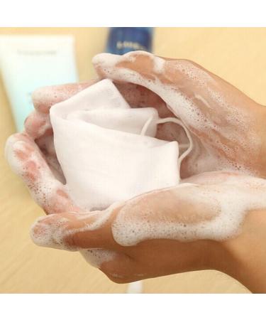 Frcolor 10pcs Double Layer Foam Net Soap Pocket Bags for Body & Facial Cleaning - Premium Bubble Mesh for Effective Skin Treatment - Buy Online on GoSupps.com