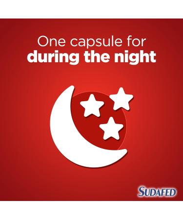 Sudafed Mucus Relief Day/Night Capsules - 16 Count - Unblock Nose, Ease Aches - Day & Night Formula - Buy Online on GoSupps.com