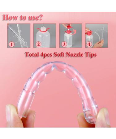 LIVE4COOL Reusable Vaginal Douche Bottle for Women - 600ml Enema Cleansing System with 4 Nozzles & Storage Bag | Non-Toxic Hygiene Solution - Buy Online on GoSupps.com