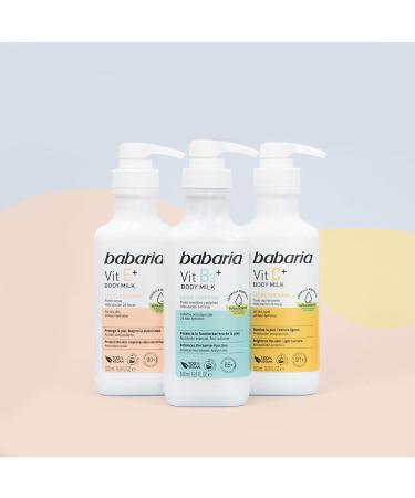 Babaria Vitamin B3 Body Milk - Nourishing Body Lotion for Sensitive Skin - Moisturizing Cream for Men & Women - 16.9 oz - Buy Online on GoSupps.com