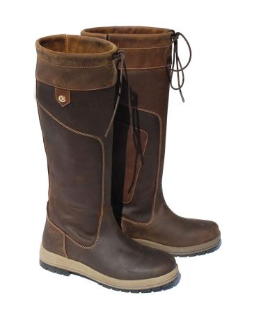 Rhinegold Elite Vermont Waterproof Leather Boots Size 6 (EU39) Brown