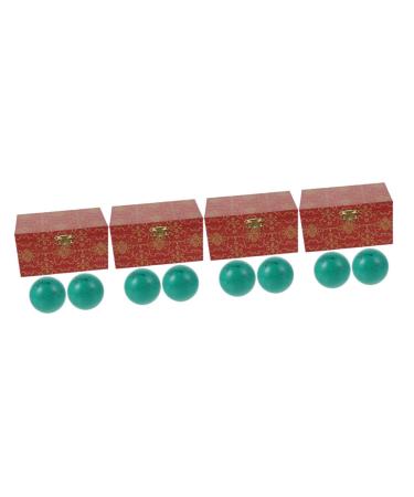 Magiclulu 8 STK Turker Handball Handball Handmass Massage Chinese Gift Massage Ball Turquoise Massage balls Handmilling balls Healthcare Gymnasium Ball Great Jewel with Fitness