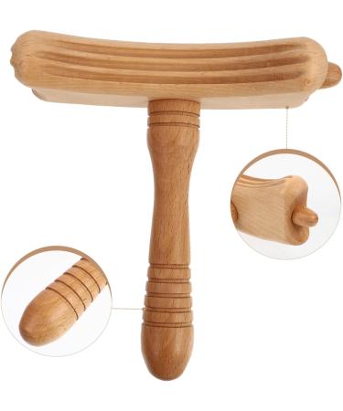 NOLITOY Natural Body Roller | Scraping Stick & Massage Tool | Beech Wood Back Massager for Trigger Points & Spa Therapy - Buy Online on GoSupps.com