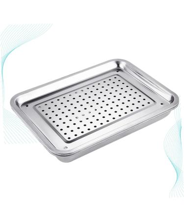 Alipis Dessert Serving Tray Food Server Tray Breakfast Tray Tea Cup Tray Tea Tray Japanese-Style Silver 36*27CM - Buy Online on GoSupps.com