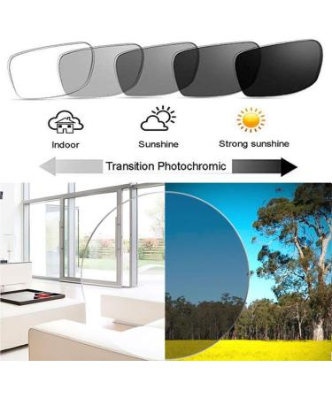 Photochrome Reading Glasses | Spring Hinge Sun Reader for Men & Women | Intelligent Color Change Optical Antiquity +2.0 - Shop Internationally! - Buy Online on GoSupps.com
