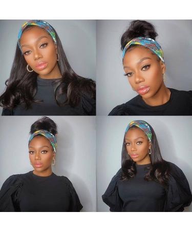16 Inch Straight Human Hair Headband Wig for Black Women - Glueless, 150% Density, Natural Color - Pack of 1 - Buy Online on GoSupps.com