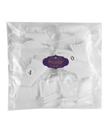 Frcolor Artificial Nail Tips - Full Cover Ballerina Nails for Salons & DIY Nail Art 500 White Pieces - International Shipping Available - Buy Online on GoSupps.com