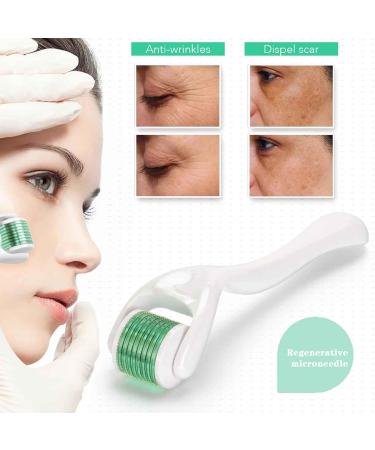 GWAWG Dermaroller 0.5mm Microneedling Roller - Stimulate Hair Growth & Facial Care for Men & Women | 540 Titanium Needles - International Shipping Available - Buy Online on GoSupps.com