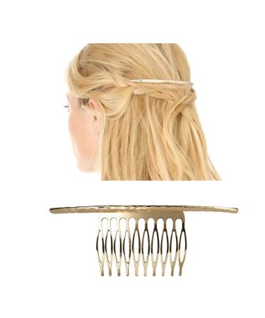8 Pack Large Gold Crystal Pearl Rhinestone Hair Combs - Bridal Wedding Accessories - Buy Online on GoSupps.com