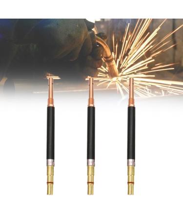 3 Pcs Welding Gun Bending Pipe Bending Rod Welding Gun Bending & Straight Pipe Welding Gun Tube Neck Welding Gun Pipe Bending Adapter (Straight Rod 500A) Straight Rod 500A