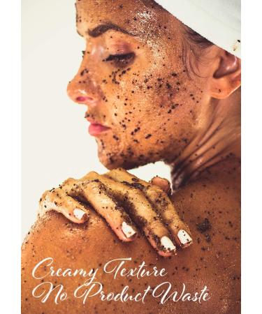 Deluge Coffee Scrub for Cellulite and Stretch Marks - Hydrating Treatment with Shea Butter, Coconut Oil, and Dead Sea Salt - Firms, Tones, and Moisturizes Skin - 10 oz - Buy Online on GoSupps.com
