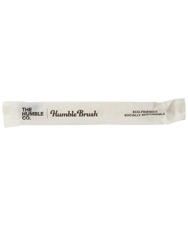 Humble Brush Adult Soft Black Toothbrush - Eco-Friendly & Sustainable Oral Care - Buy Online on GoSupps.com