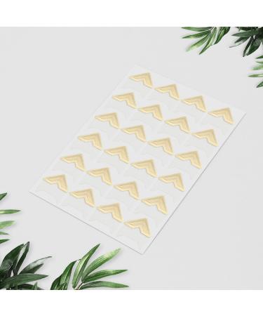 GOONAVI 10 Sheets 240 Pcs Shiny Gold Photo Corners Mounting Self Adhesive for DIY Photo Album Journal 240pcs Shiny Gold - Buy Online on GoSupps.com
