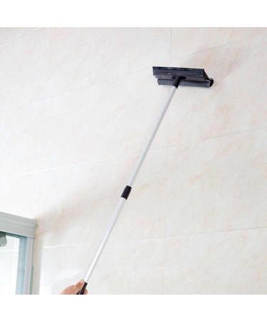 Window Squeegee Extendable Mirror Squeegee Glass Cleaning Wiper Shower Squeegee Glass Wiper Telescopic Glass Cleaner 2-in-1 Squeegee and Sponge Scrubber for Bathroom Shower Doors Mirrors - Buy Online on GoSupps.com