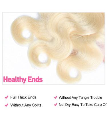 Seekomi 613 Body Wave Human Hair Bundles 18 inch Honey Blonde 3 Bundles - 10A Brazilian Virgin Hair Extensions for Black Women - Buy Online on GoSupps.com