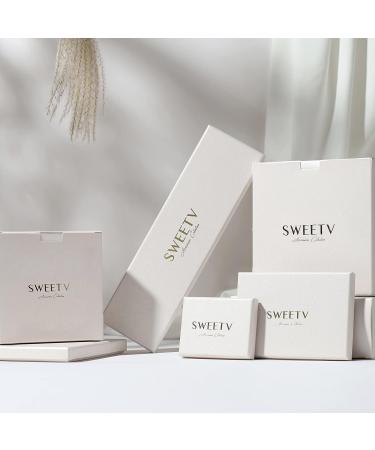 SWEETV Full Round Crystal Queen Crown for Women - Wedding Tiara for Bride, Pageant and Birthday Party - Silver - Buy Online on GoSupps.com