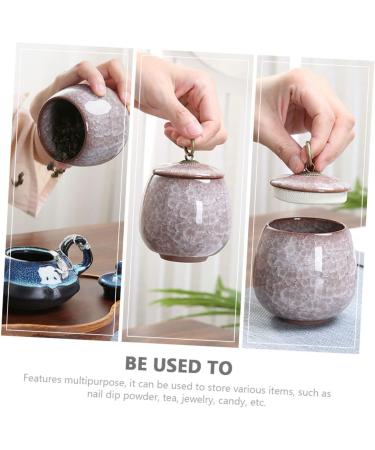 minkissy Nail Powder Container Cups Nail Art Liquid Cup Porcelain Nail Monomer Dish Ceramic Tea Tin Sealable Containers Tea Containers Ceramic Jar Ceramics Nail Polish Stand - Buy Online on GoSupps.com