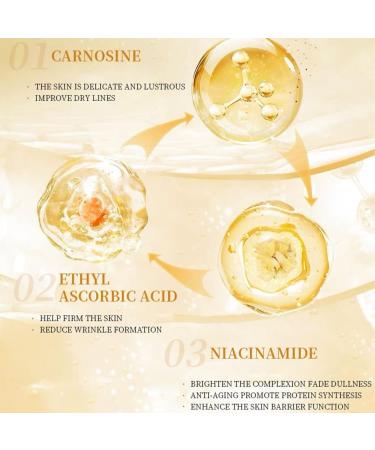 Ginseng Facial Essence Serum Tighten Moisturizing Smooth Skin Reduce Fine Lines(4pcs) - Buy Online on GoSupps.com