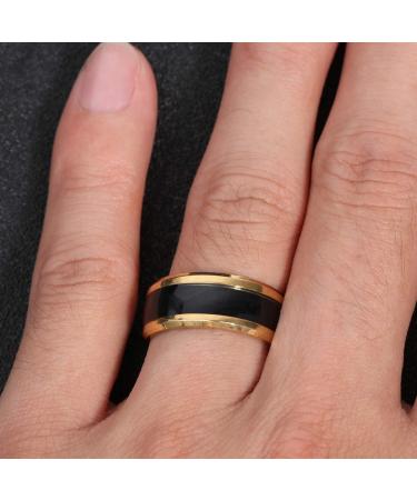 Stylish Heat Discoloration Finger Jewelry - Round Birthday Rings for Unique Fashion - Buy Online on GoSupps.com