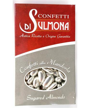 Sulmona sugared almones - silver wedding - silver dragees - 1000 g